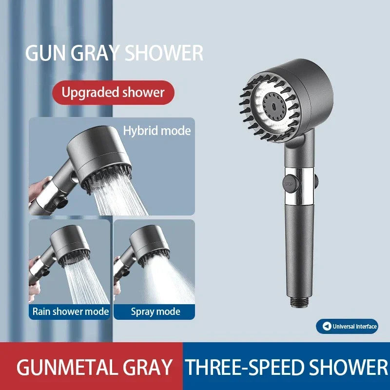 XIAOMI 3 Modes Shower Head High Pressure Showerhead Portable Filter Rainfall Faucet Tap Bathroom Bath Home Innovative Accessory